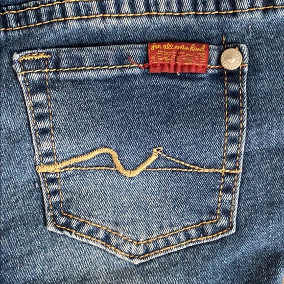 2 pairs of Girls Seven Jeans - Picture 3 of 5